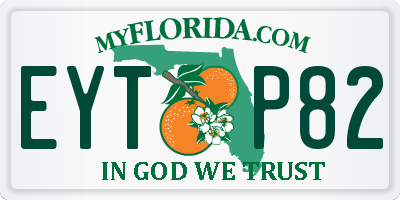 FL license plate EYTP82