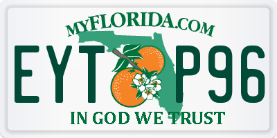 FL license plate EYTP96