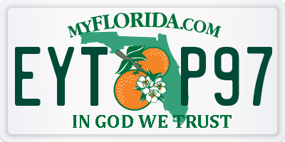 FL license plate EYTP97