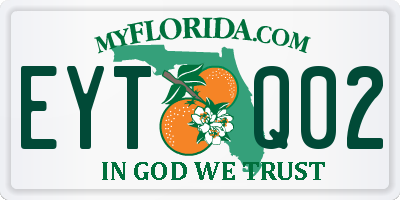 FL license plate EYTQ02