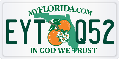 FL license plate EYTQ52