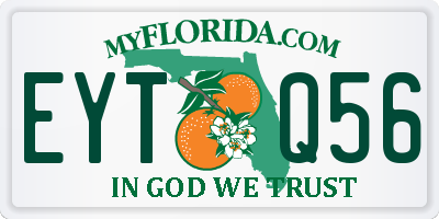 FL license plate EYTQ56