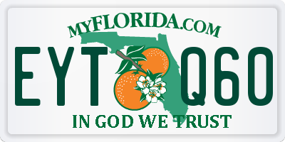 FL license plate EYTQ60