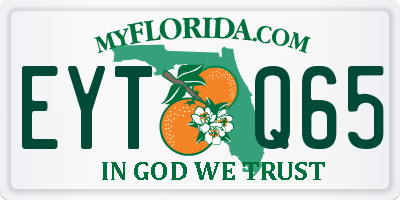 FL license plate EYTQ65