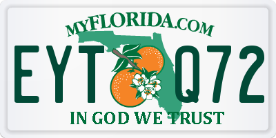 FL license plate EYTQ72