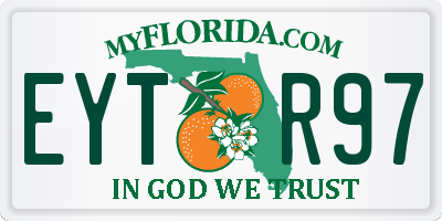 FL license plate EYTR97