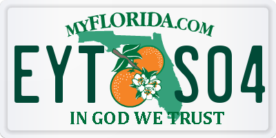 FL license plate EYTS04