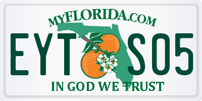 FL license plate EYTS05