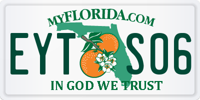 FL license plate EYTS06