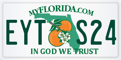 FL license plate EYTS24