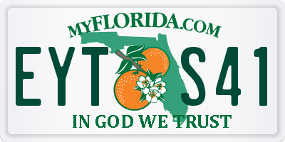 FL license plate EYTS41