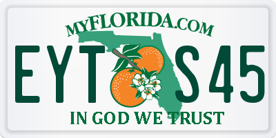 FL license plate EYTS45