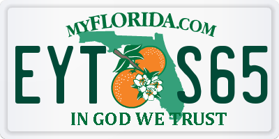 FL license plate EYTS65