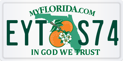 FL license plate EYTS74