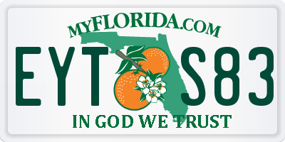 FL license plate EYTS83