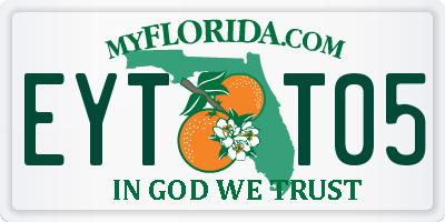 FL license plate EYTT05
