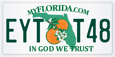 FL license plate EYTT48