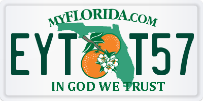 FL license plate EYTT57