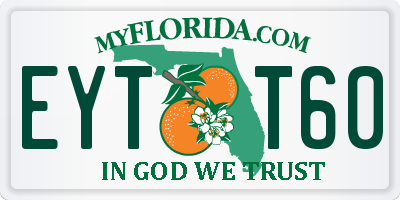 FL license plate EYTT60