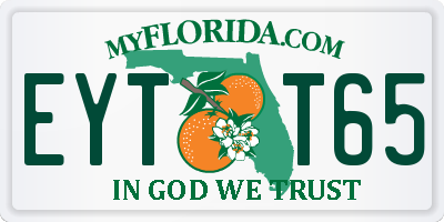 FL license plate EYTT65