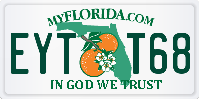 FL license plate EYTT68