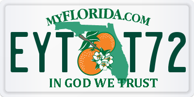 FL license plate EYTT72