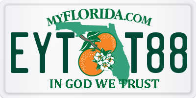 FL license plate EYTT88