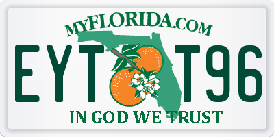 FL license plate EYTT96