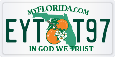FL license plate EYTT97