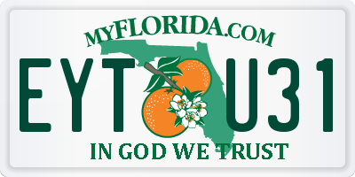 FL license plate EYTU31