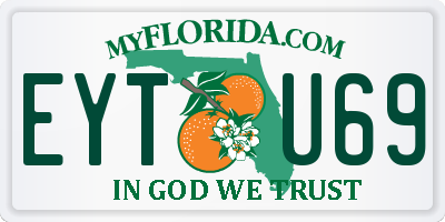 FL license plate EYTU69