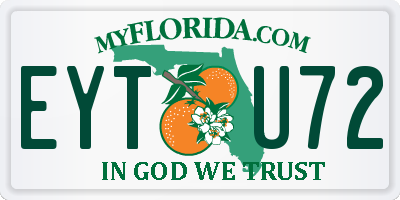 FL license plate EYTU72