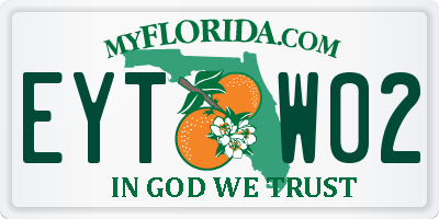 FL license plate EYTW02