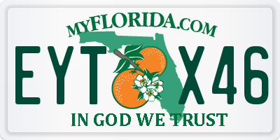 FL license plate EYTX46