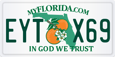 FL license plate EYTX69