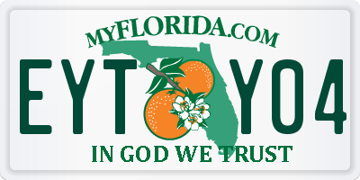 FL license plate EYTY04