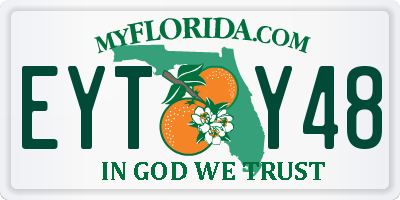 FL license plate EYTY48