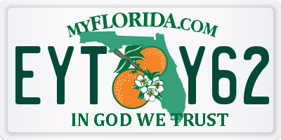 FL license plate EYTY62
