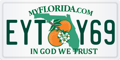 FL license plate EYTY69