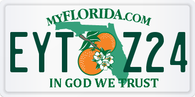 FL license plate EYTZ24