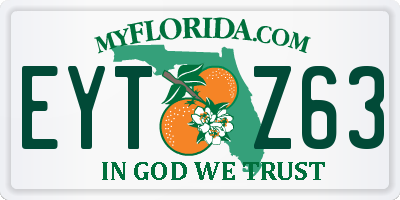 FL license plate EYTZ63
