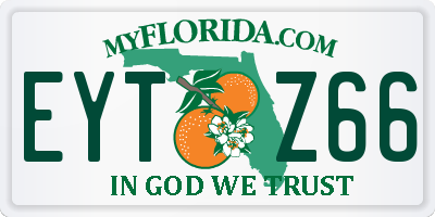 FL license plate EYTZ66