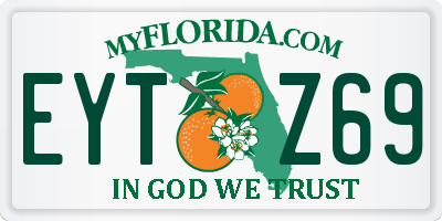 FL license plate EYTZ69