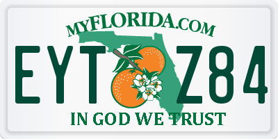 FL license plate EYTZ84