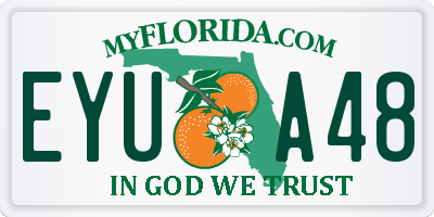FL license plate EYUA48