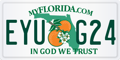 FL license plate EYUG24