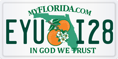 FL license plate EYUI28