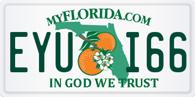 FL license plate EYUI66