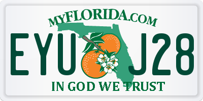 FL license plate EYUJ28