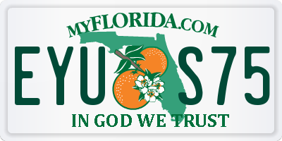 FL license plate EYUS75
